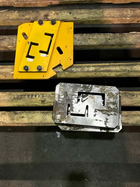 8 x 8 x 3/4 GEKA MODEL 165SD DUAL OPERATOR SEMI PAXY CNC HYDRAULIC IRONWORKER