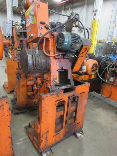 12 Ton TISHKEN Cut-Off Press, 2 Str, 6.5 SH, .5 Ram Adj, 8 x 12 Bed