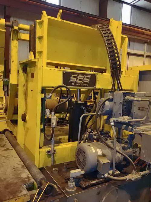 25,000 Lb SES Coil Car, 52 Coil Width, 80 OD, 34 Lift, 10 HP