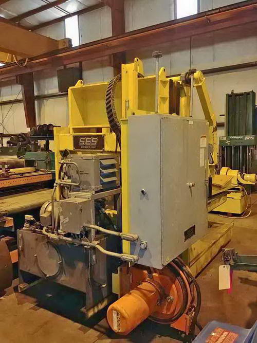 25,000 Lb SES Coil Car, 52 Coil Width, 80 OD, 34 Lift, 10 HP