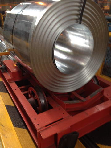 40,000 Lb Coil Transfer Car, 60 x 80 Overall, 16 Floor To Bottom Of V