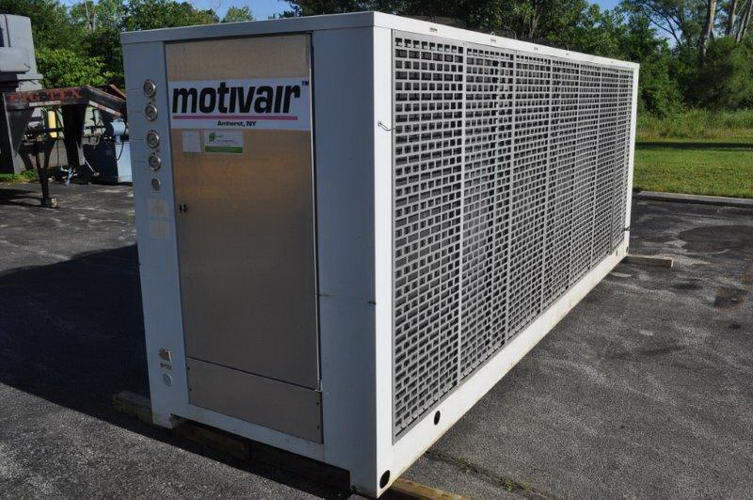 40 Ton MOTIVAIR Chiller, 395.9 BTU, 130 Gallon Tank, Air Cooled, 8 HP