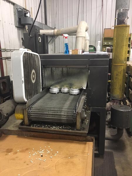 18 W x 12 H MIDBROOK 2-Stage SS Pass Thru Parts Washer, 140 Deg Gas Burner