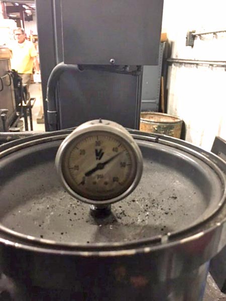 18 W x 12 H MIDBROOK 2-Stage SS Pass Thru Parts Washer, 140 Deg Gas Burner