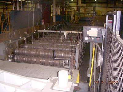 16-Stand YODER Roll Former, 54 Panel Width, 40 Panel Coverage, 20 Coil Width