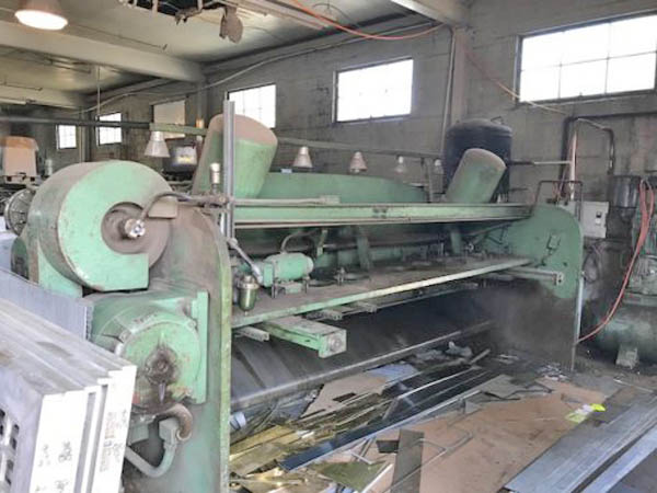 1/4 x 12' CINCINNATI MODEL 1812 POWER SQUARING SHEAR, 1966,