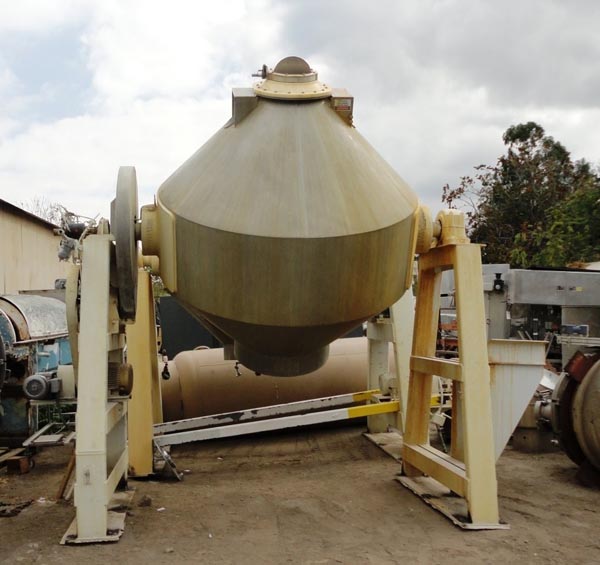 100 CU. FT. GEMCO STAINLESS STEEL DOUBLE CONE BLENDER (2 AVAILABLE)