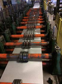 13-Stand BRADBURY Roll Former, 3 Spdl, 44.5 RS, 18 - 24 Horiz, 6.5 Vert