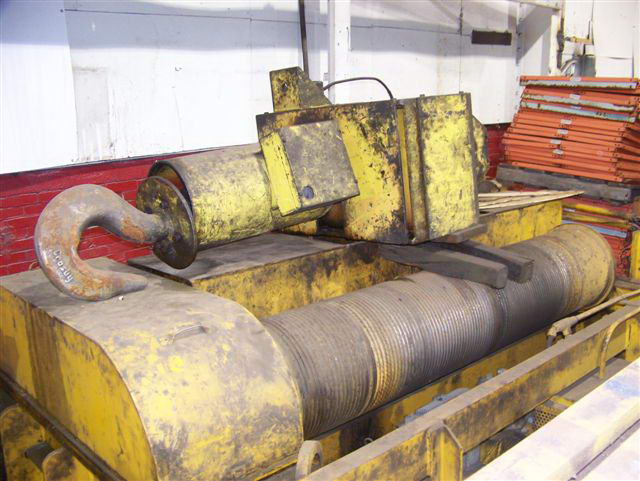 35 Ton CONCO Top Running Bridge Crane, 95' Span, 40' Lift, Radio Control