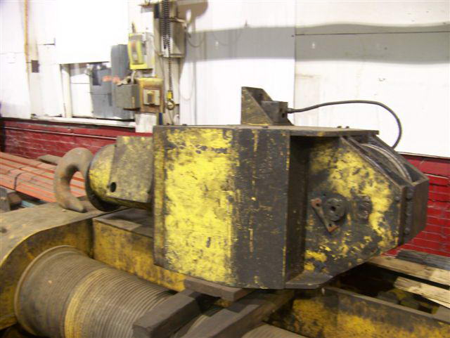 35 Ton CONCO Top Running Bridge Crane, 95' Span, 40' Lift, Radio Control