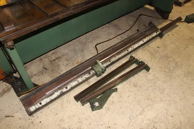 3/8 x 8' LODGE & SHIPLEY Power Squaring Shear, 36 Back Gauge, 8' Sq Arm, 10 HP