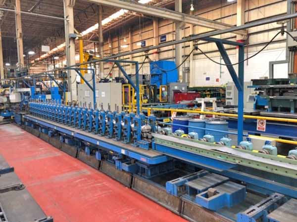 35-Stand MORI Roll Forming Line, 1.77 Spdl, 9.84 RS, 13.77 H, 4.56 - 8.85 V