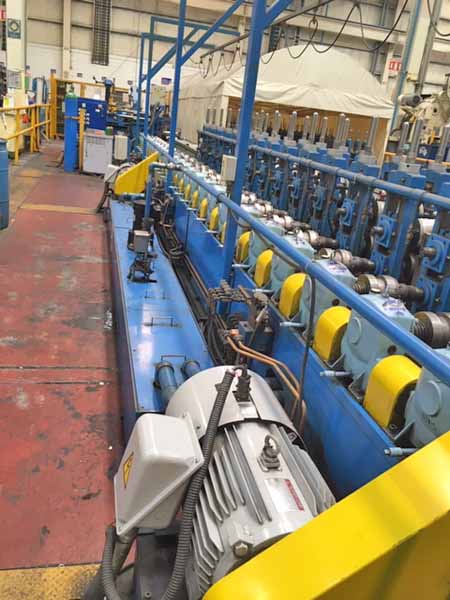 35-Stand MORI Roll Forming Line, 1.77 Spdl, 9.84 RS, 13.77 H, 4.56 - 8.85 V