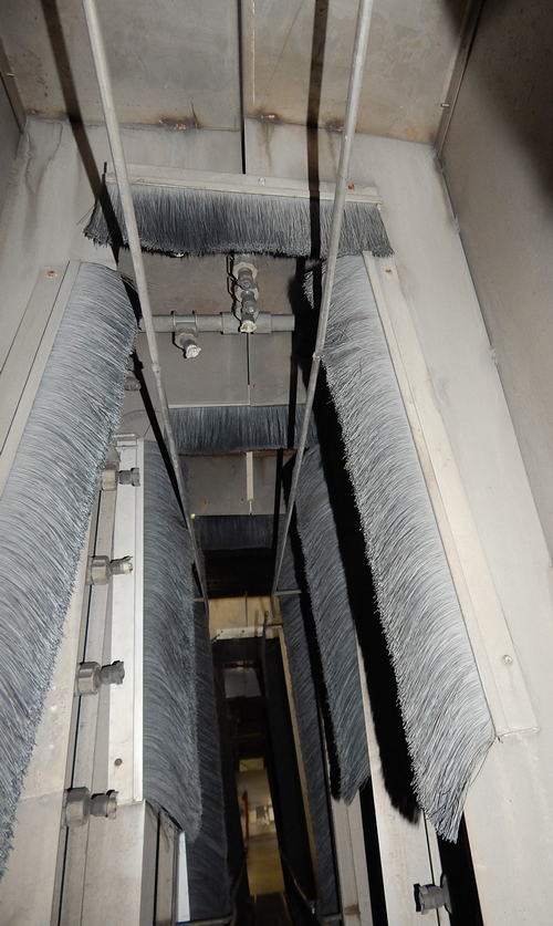 10 W x 52 H PROCECO 3-Stage Dunnage Washer, Wash Rinse/BO Electrically Heated