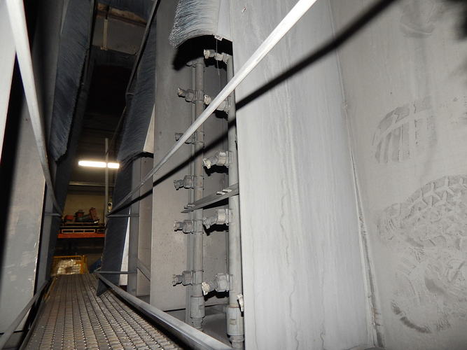 10 W x 52 H PROCECO 3-Stage Dunnage Washer, Wash Rinse/BO Electrically Heated