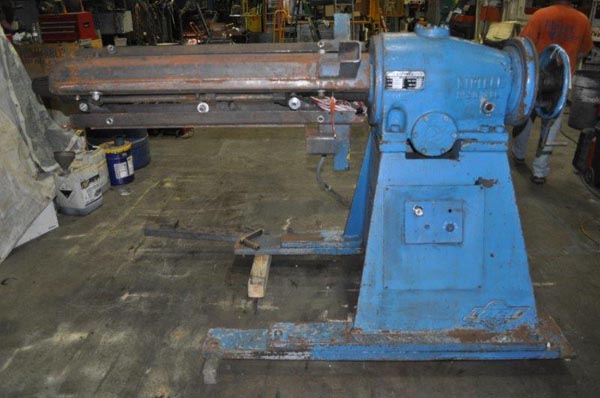 15,000 Lb LITTELL Uncoiler, 16 to 20 ID, 60 OD, 54 Width, Coil Car
