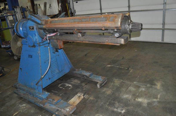 15,000 Lb LITTELL Uncoiler, 16 to 20 ID, 60 OD, 54 Width, Coil Car