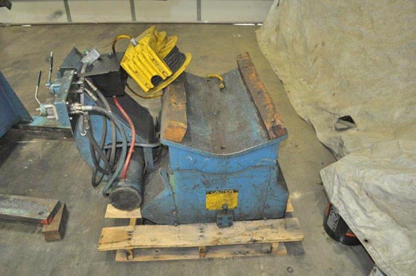 15,000 Lb LITTELL Uncoiler, 16 to 20 ID, 60 OD, 54 Width, Coil Car