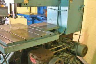 1 x 209 TANNEWITZ 3600MH Vertical Band Saw, 32 x 41 Table, 7-1/2 HP