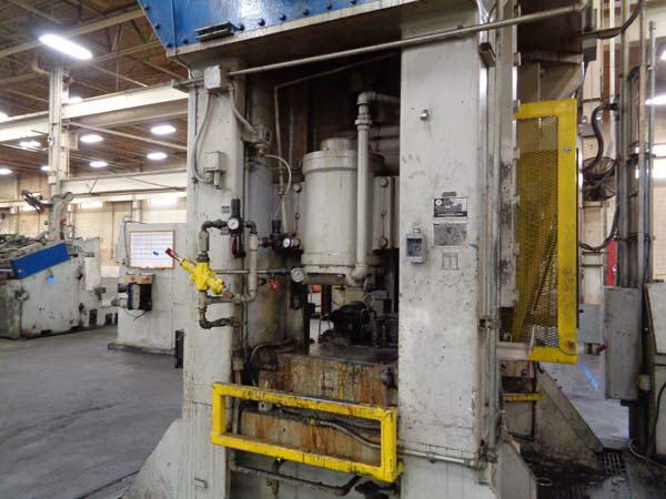 600 Ton MINSTER SSDC Press, 10 Str, 6 Adj, 26 SH, 48 x 36 Bed, 25 SPM
