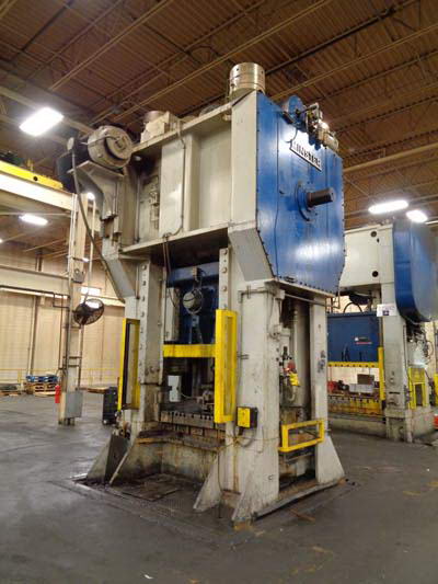 600 Ton MINSTER SSDC Press, 10 Str, 6 Adj, 26 SH, 48 x 36 Bed, 25 SPM
