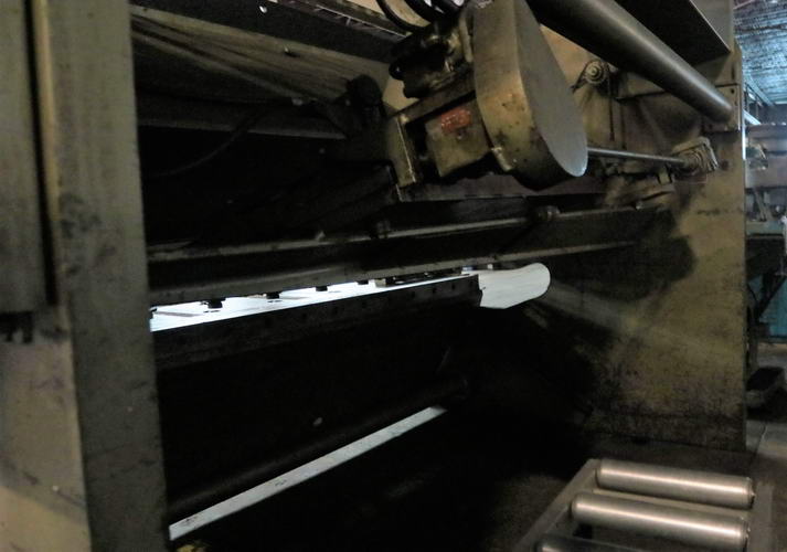 3/8 x 10' PACIFIC Hydraulic Power Squaring Shear, 96 Squaring Arm, 25 HP