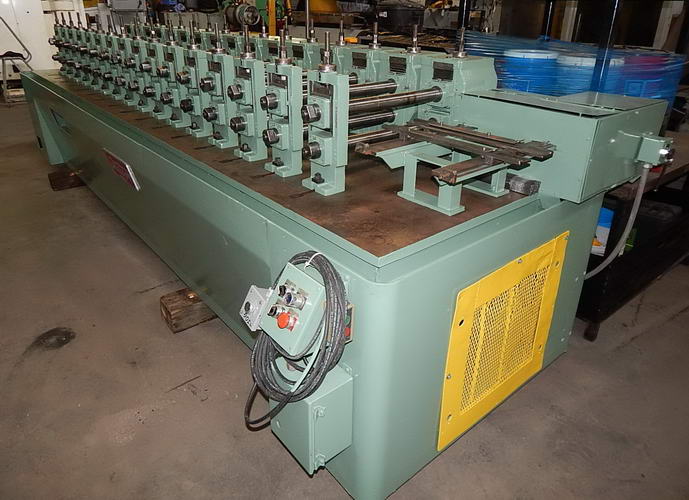 16-Stand ARDCOR Roll Former, 2 Spdl, 20 RS, 10 Horiz, 3-3/4 to 5-5/8 Vert