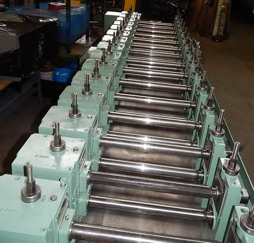 16-Stand ARDCOR Roll Former, 2 Spdl, 20 RS, 10 Horiz, 3-3/4 to 5-5/8 Vert