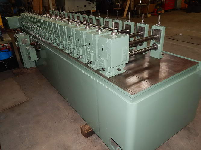 16-Stand ARDCOR Roll Former, 2 Spdl, 20 RS, 10 Horiz, 3-3/4 to 5-5/8 Vert