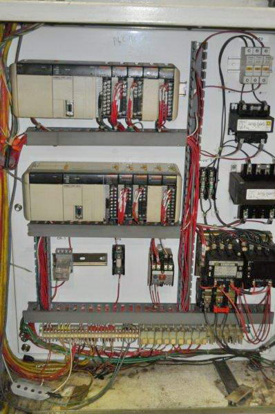 60 Ton JOHNSON Double Crank OBI Press, 4 Str, 15 SH, 56 x 22 Bed, 100 SPM