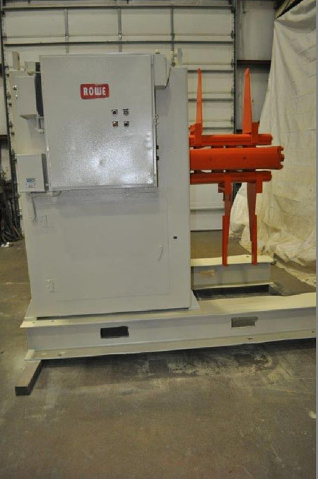 12,000 Lb ROWE Motorized Uncoiler, 19 to 23 ID, 72 OD, 37 Width