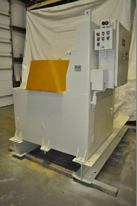 12,000 Lb ROWE Motorized Uncoiler, 19 to 23 ID, 72 OD, 37 Width