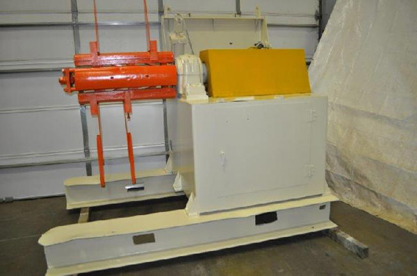 12,000 Lb ROWE Motorized Uncoiler, 19 to 23 ID, 72 OD, 37 Width