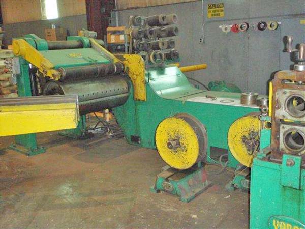 36 x 10,000 Lb YODER Model 4E36 Slitting Line