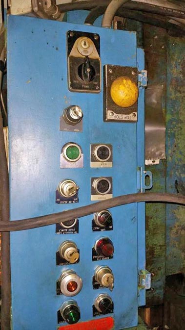 75 Ton BLISS OBI Press, 4 Str, 15 SH, 3.5 Adj, 36 x 24 Bed, 110 SPM