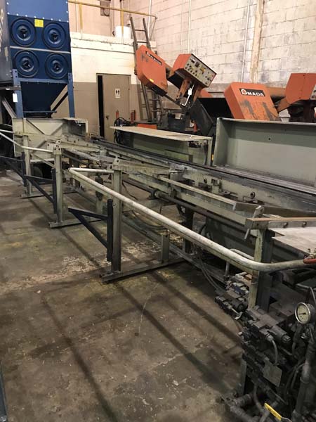 14 Blade TSUNE Fully Auto Non-Ferrous Circular Saw, 3.5 Rd, 2.75 Sq, 20' Load