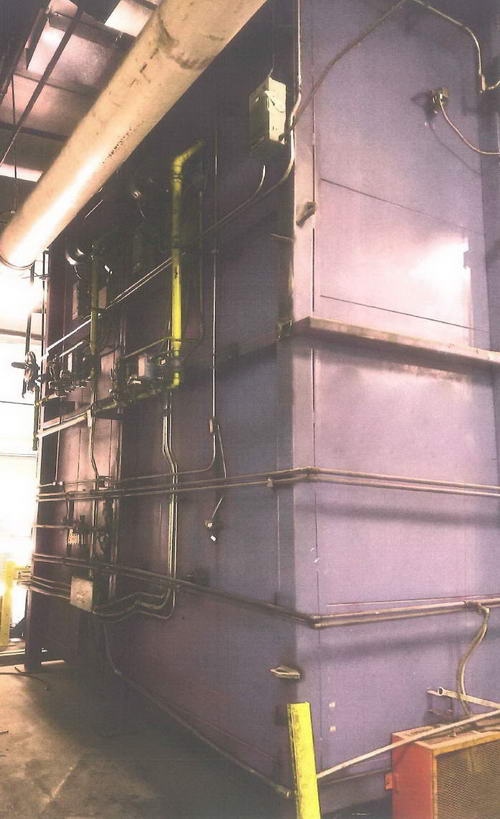 120 W. x 105 H. x 128 L. GASMAC CAR BOTTOM BATCH TYPE ANNEALING OVEN