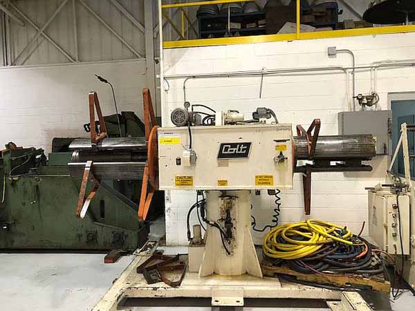 15,000 Lb COLT Double End Uncoiler, 60 OD, 30 Width