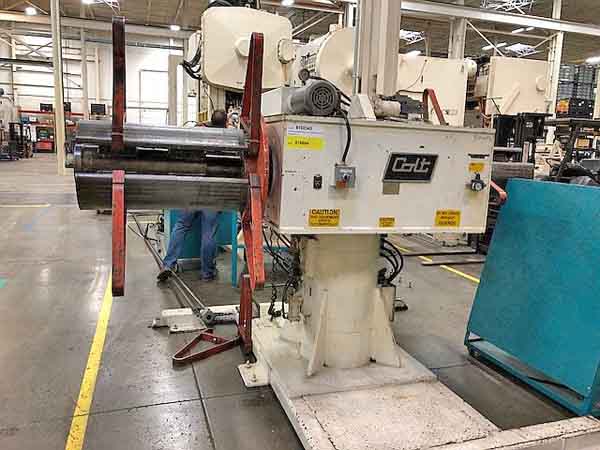 15,000 Lb COLT Double End Uncoiler, 60 OD, 30 Width