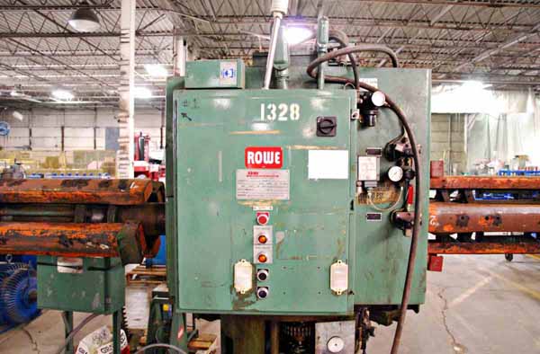 10,000 Lb ROWE Motorized Double End Uncoiler, 16 to 20 ID, 72 OD, 30 Width
