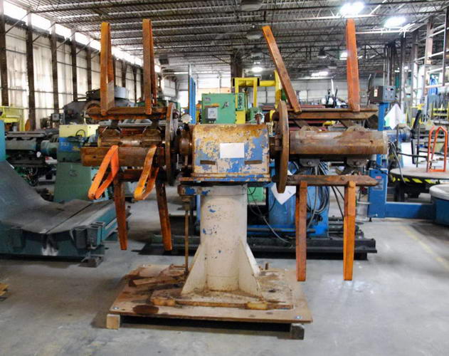 5,000 Lb CUSTOM Double End Uncoiler, 18 to 24 ID, 72 OD, 18 Width
