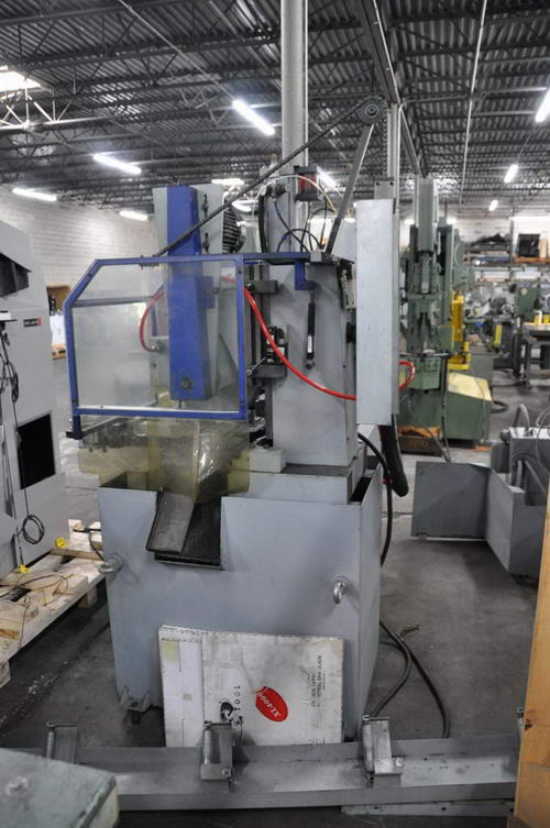 14-1/2 Blade DAKE EUROMATIC Non-Ferrous Cold Saw, 5-1/16 Rd, 4 Sq