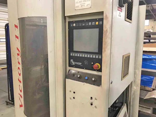 FICEP Beam / Drill Line, 40' L x 44' H Drill, 771 Lb Beam, PC Based CNC Controls