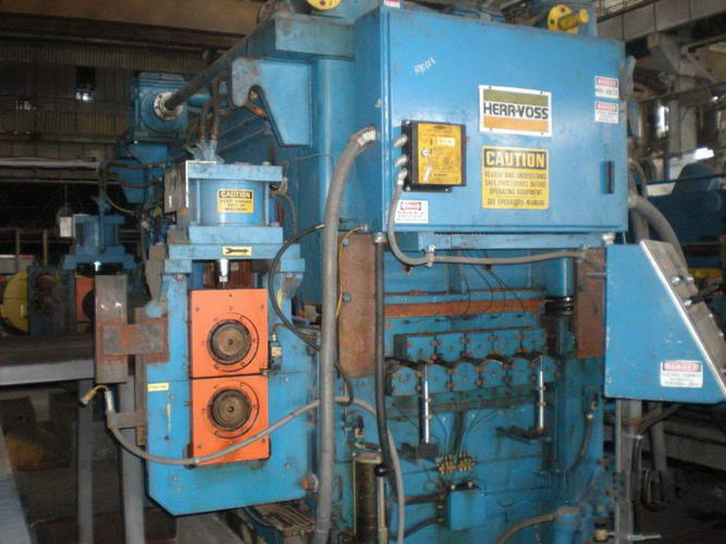 96 x .375 x 60,000 Lb HERR-VOSS Cut-To-Length Line, Stacker, L-R Direction