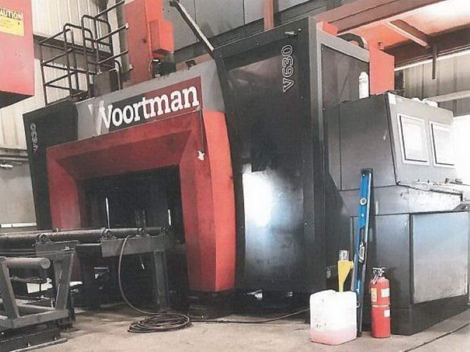 VOORTMAN Beam/Drill Line, 18 x 42 Cap, 1-9/16 Drill, Voortman CNC Control