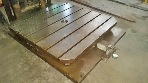 48 x 48 GIDDINGS & LEWIS AIR LIFT ROTARY TABLE
