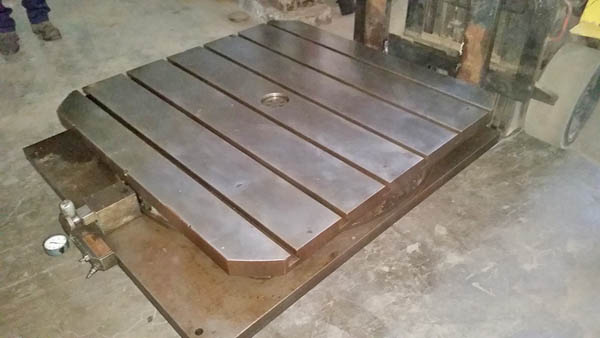 48 x 48 GIDDINGS & LEWIS AIR LIFT ROTARY TABLE