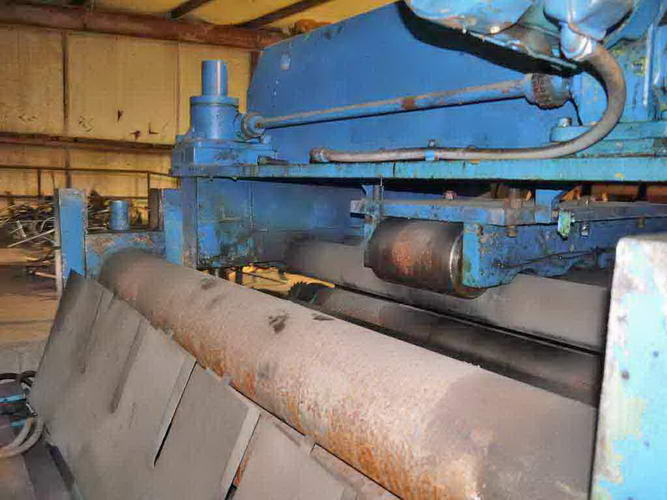 .500 x 72 DELTA 9-Roll Straightener, Center Flight Back-Ups, Entry Peeler