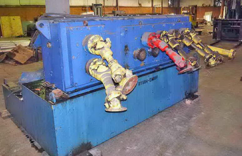 .500 x 72 DELTA 9-Roll Straightener, Center Flight Back-Ups, Entry Peeler