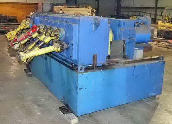 .500 x 72 DELTA 9-Roll Straightener, Center Flight Back-Ups, Entry Peeler